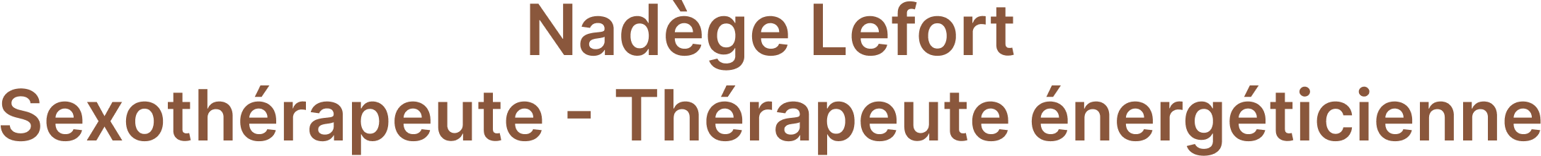 Logo Nadège Lefort